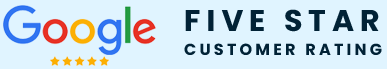 Google five star Customer Rating